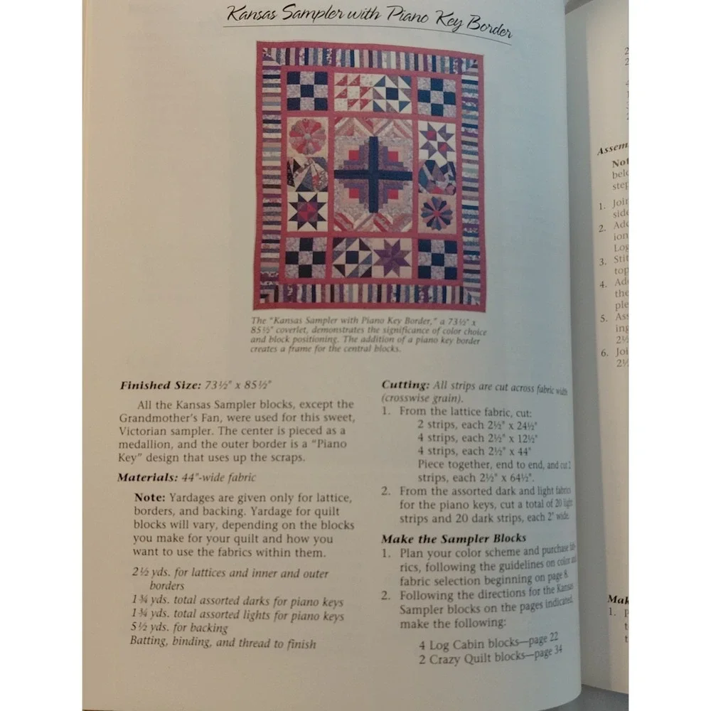 Osage County Quilt Factory Quilt Pattern Book Virginia Robertson 1992 Quilt Shop